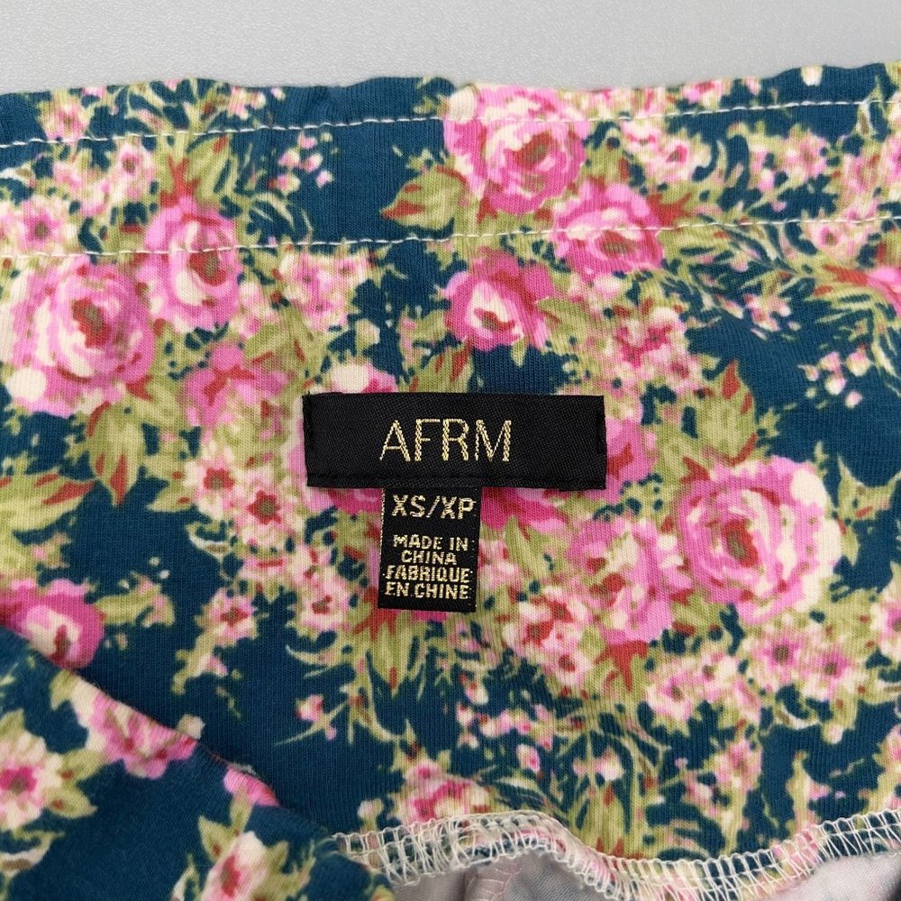 AFRM Floral Biker Shorts Size XS 24W New NWOT AEB027860 - Picture 3 of 7